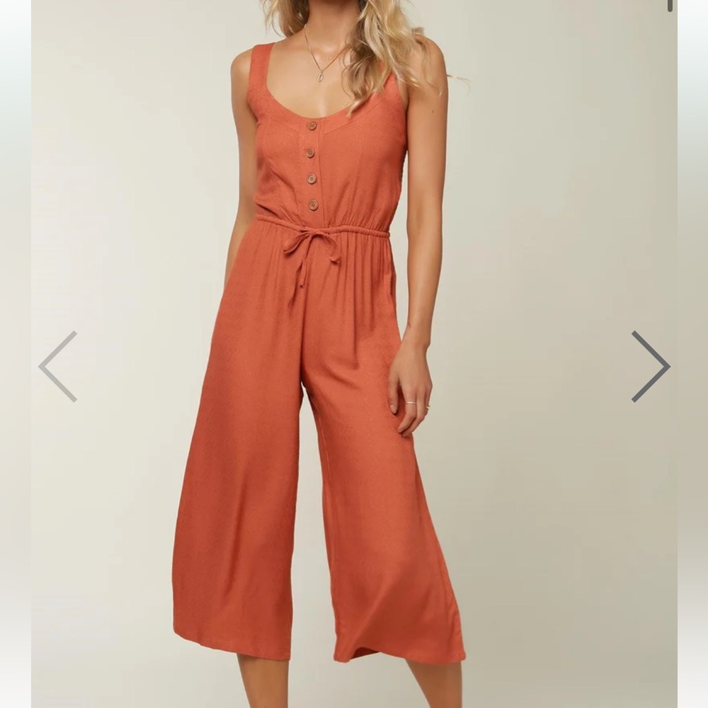 O'Neill womans Shawn Coral Capri jumpsuit size small